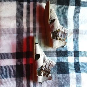 Grey blowfish shoes!!!